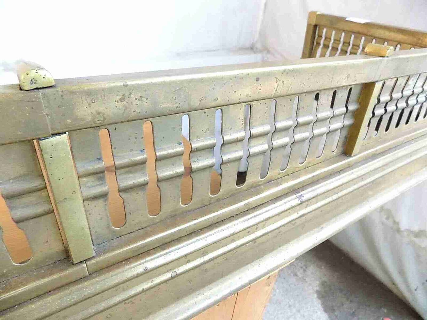 antique fireplace fender brass Fireplace Fireplaces & Accessories fire fender