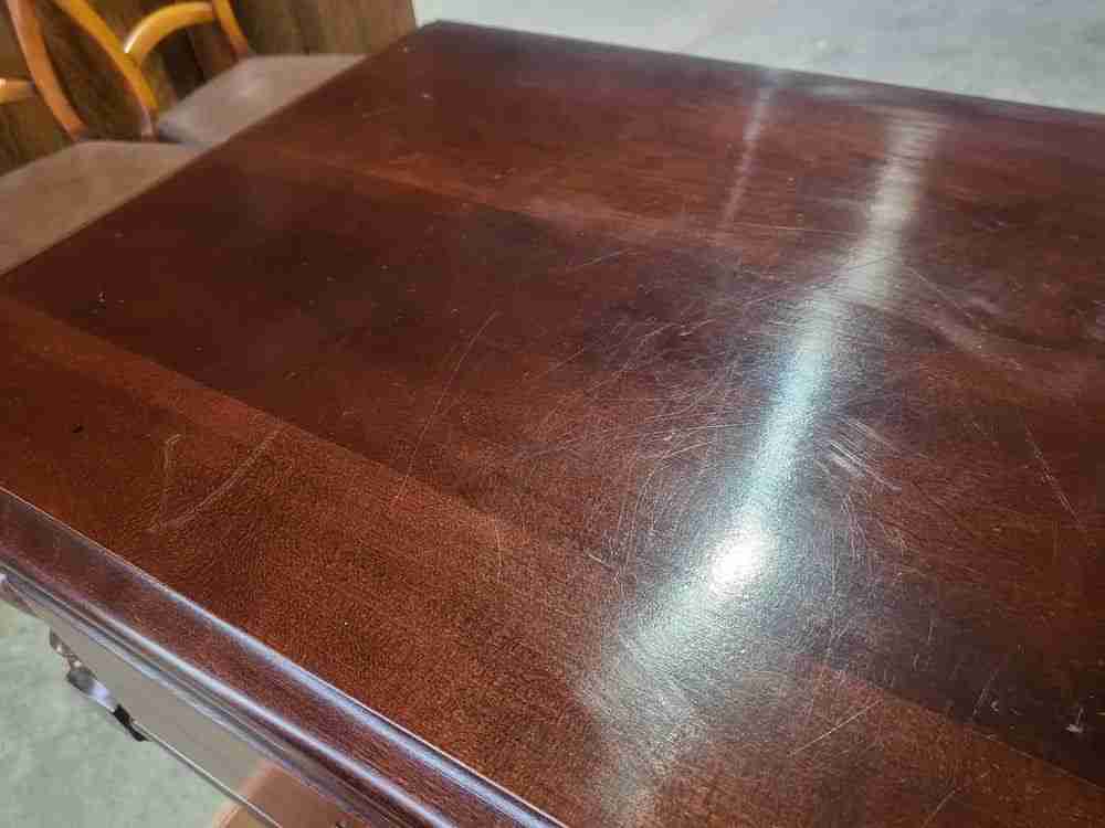 Antique repro low long chest of drawers 3 over 4