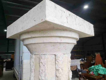 Architectural salvage large tall round roman column