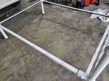 Antique Victorian cast iron double bed frame
