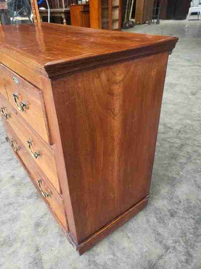 Antique Edwardian small 2 over 2 chest of drawers