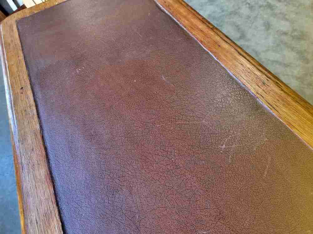 Antique Victorian 2 drawer hall serving side table turned legs