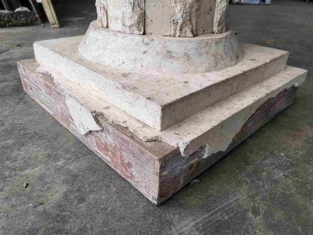Architectural salvage large tall round roman column