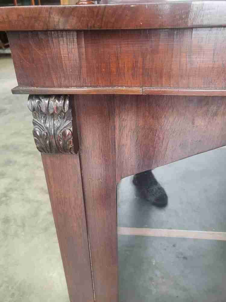 Antique Victorian small rosewood chiffonier sideboard glazed doors gallery