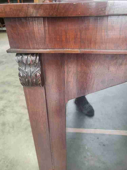 Antique Victorian small rosewood chiffonier sideboard glazed doors gallery
