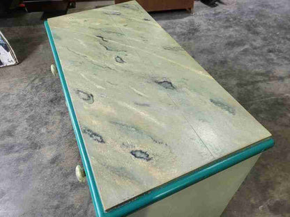 Antique Victorian painted small low chest of drawers