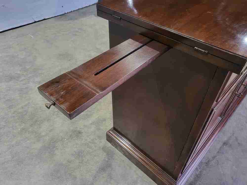 Antique repro sideboard cabinet serving table drawer