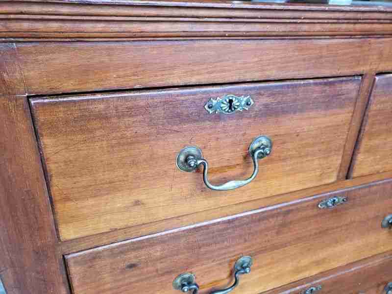 Antique Edwardian small 2 over 2 chest of drawers