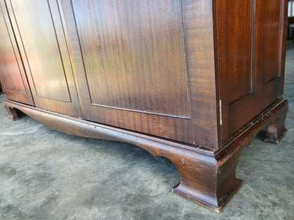 Antique breakdown triple wardrobe compactum drawers shelves