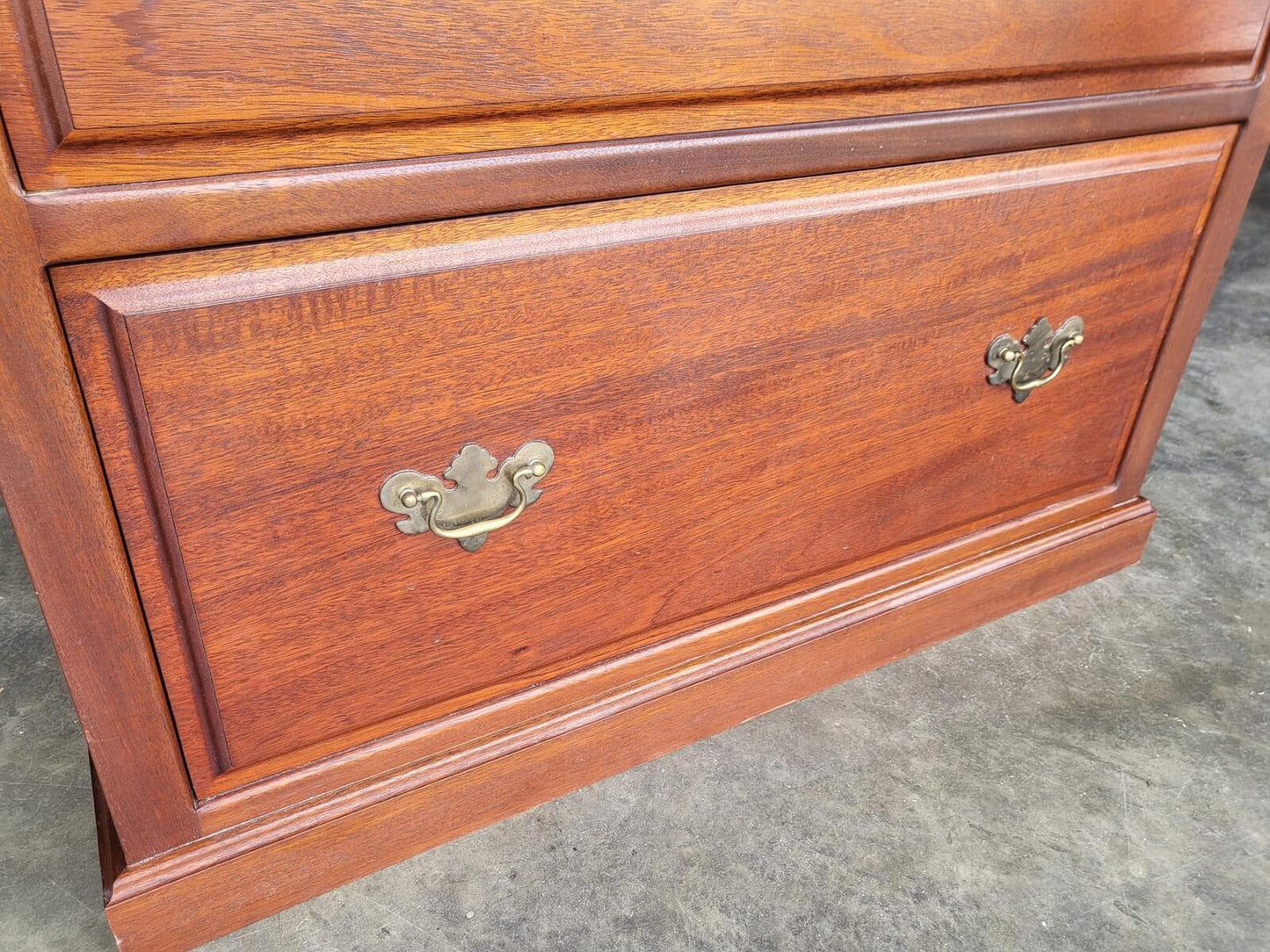 Antique repro chest of drawers 2 large linen drawers