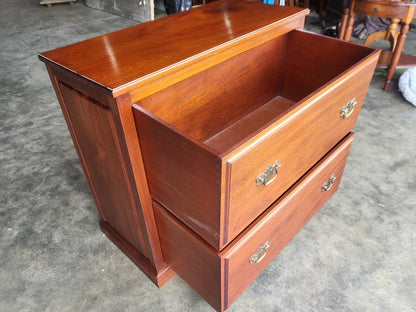 Antique repro chest of drawers 2 large linen drawers