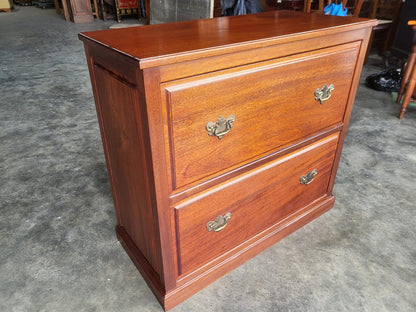 Antique repro chest of drawers 2 large linen drawers