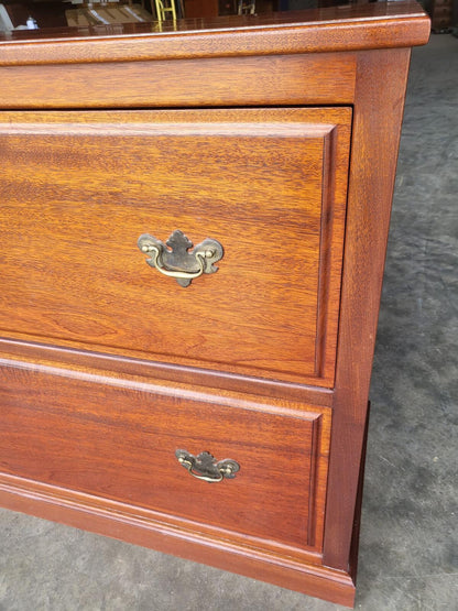Antique repro chest of drawers 2 large linen drawers