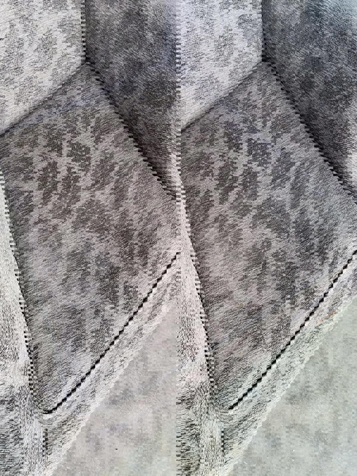 Antique repro? High back arm chair oak legs scroll arms