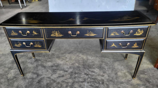 Chinese black gold dressing table sideboard drawers