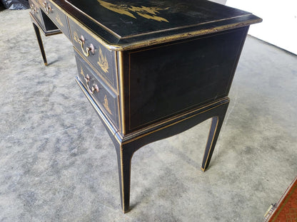 Chinese black gold dressing table sideboard drawers