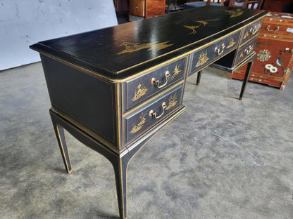 Chinese black gold dressing table sideboard drawers