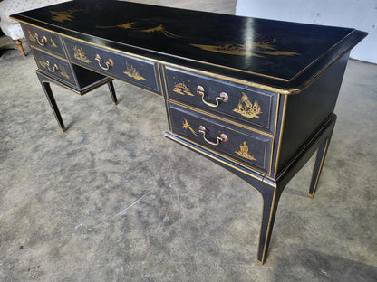 Chinese black gold dressing table sideboard drawers