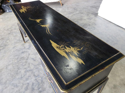 Chinese black gold dressing table sideboard drawers