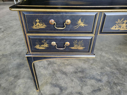 Chinese black gold dressing table sideboard drawers