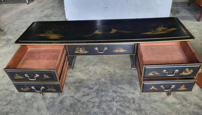 Chinese black gold dressing table sideboard drawers