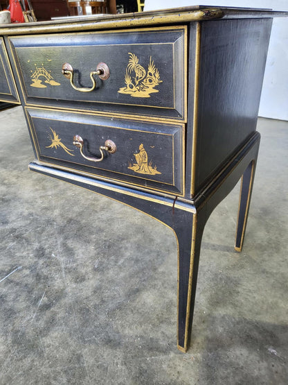 Chinese black gold dressing table sideboard drawers