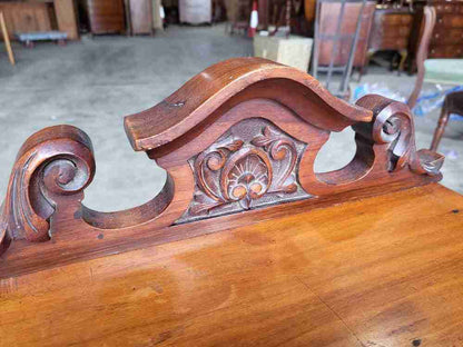 Antique Edwardian 1x door pot cupboard side end table shelf