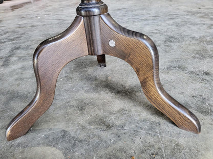 Ercol round tripod side end lamp occasional table