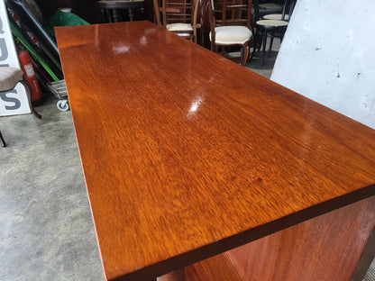 Antique repro large serving hall table 4 columns