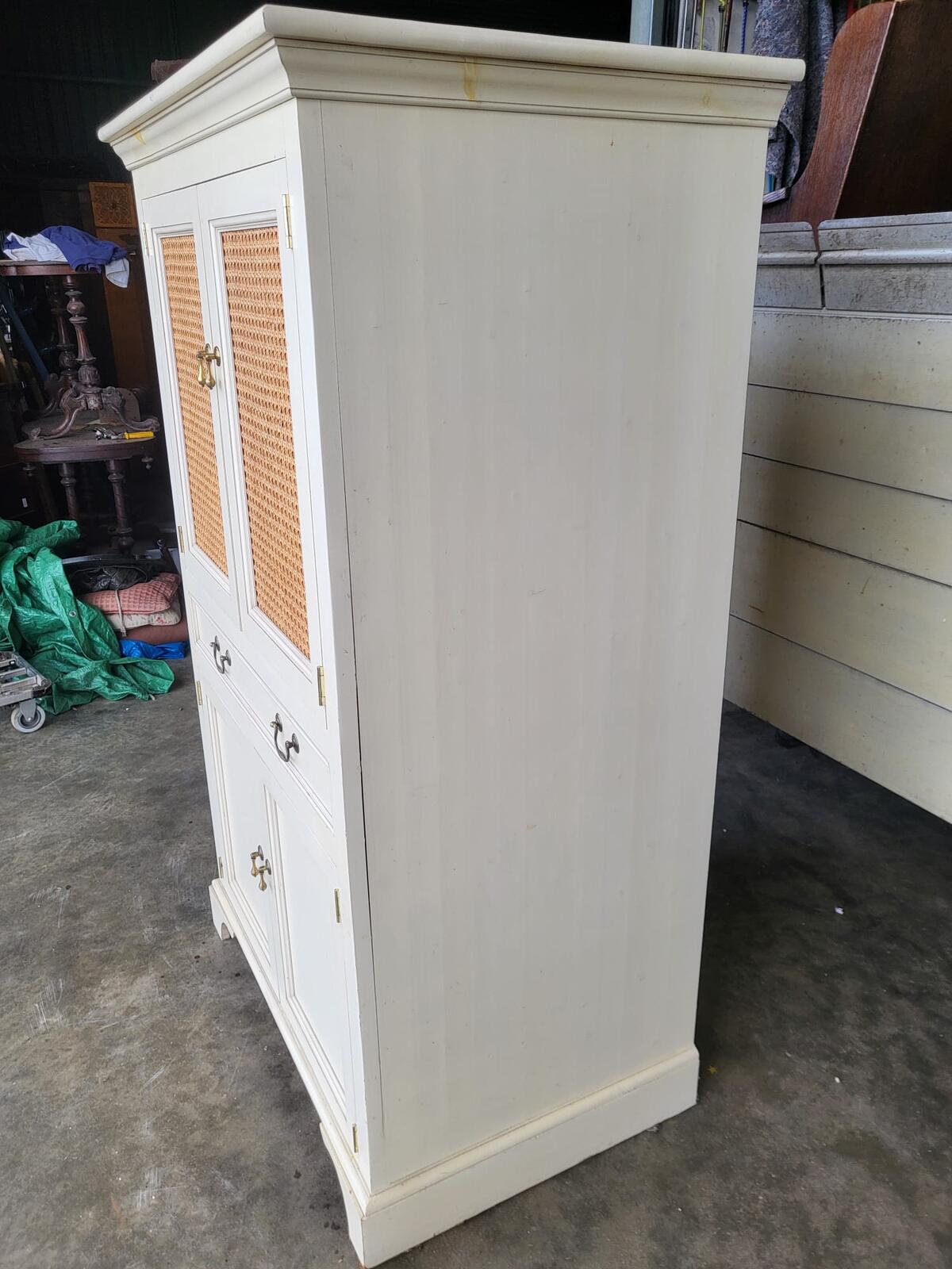 Laura Ashley linen press storage cabinet kitchen cupboard