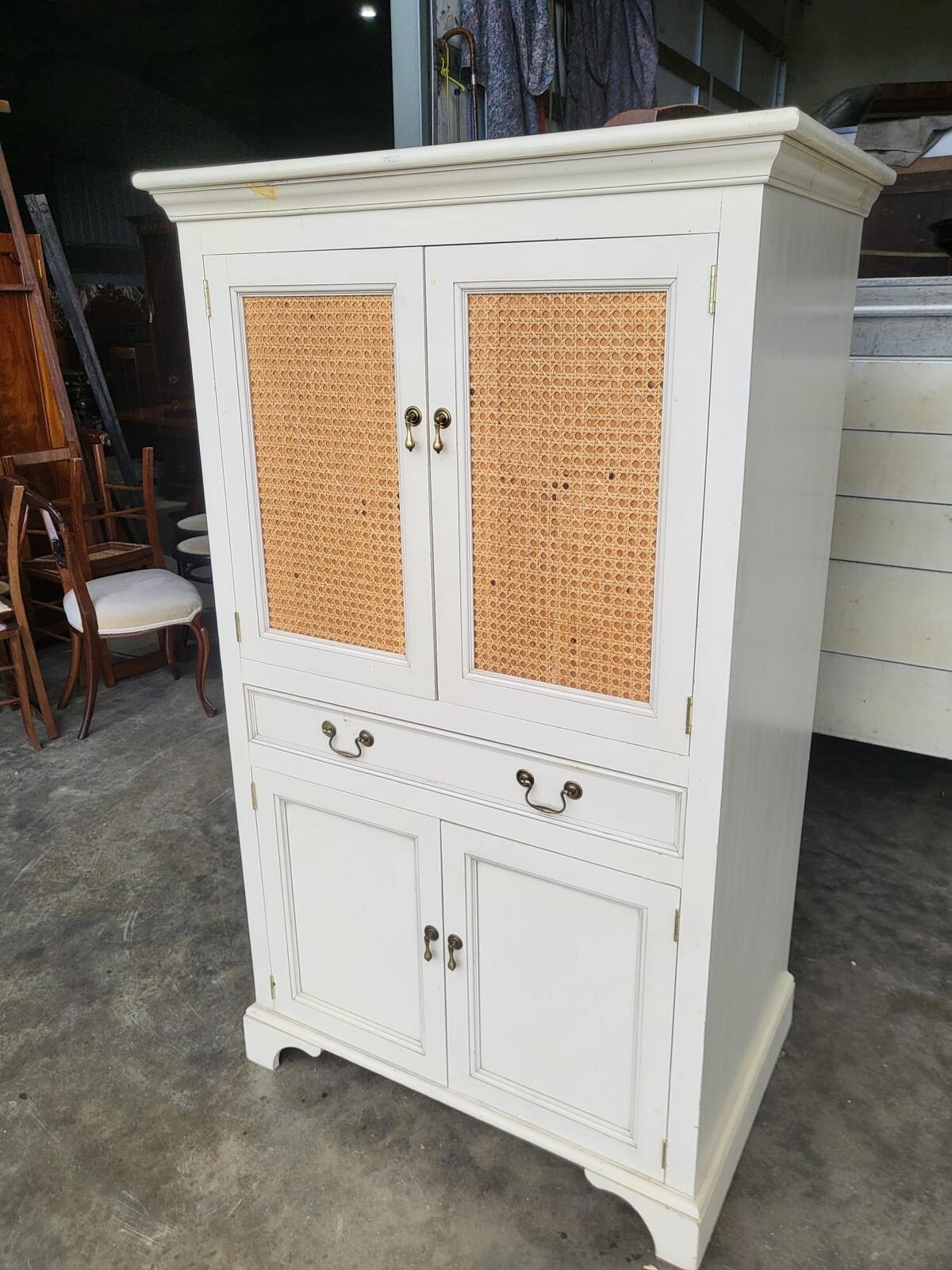 Laura Ashley linen press storage cabinet kitchen cupboard