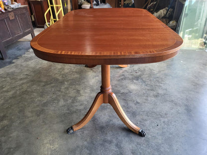 Mcintosh D end seat to 10 extending pedestal dining table