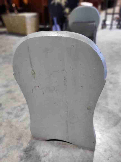 Small painted green brown wooden bench kitchen dining room hall window seat