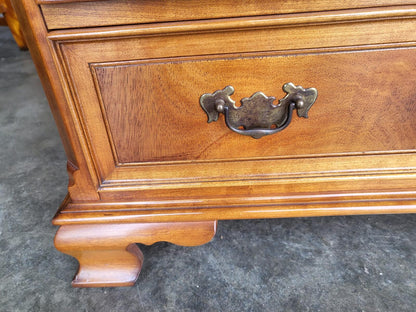 Pair two low antique repro Charles Barr chest of drawers