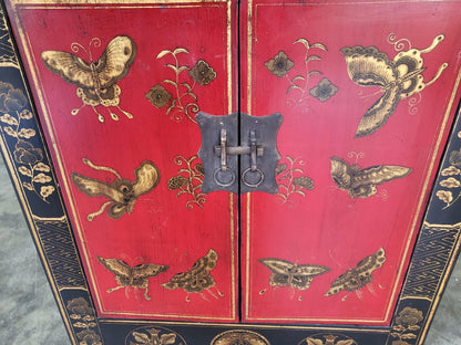 Small Chinese cabinet cupboard side end lamp table