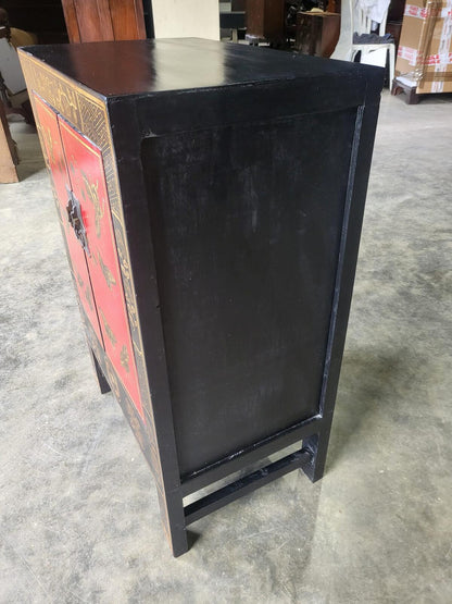 Small Chinese cabinet cupboard side end lamp table