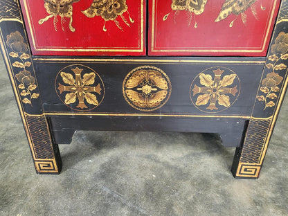 Small Chinese cabinet cupboard side end lamp table