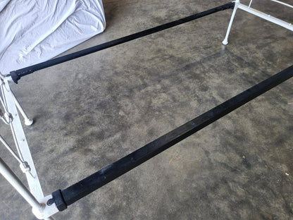 Antique Victorian single cast iron bed bedroom