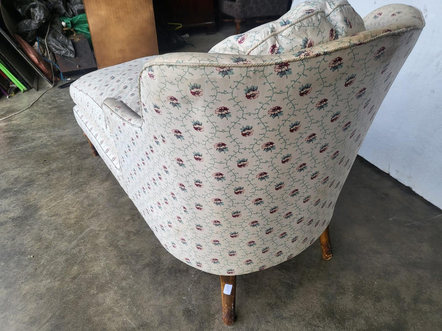 Antique Victorian chaise longue lounge chair feather cushions