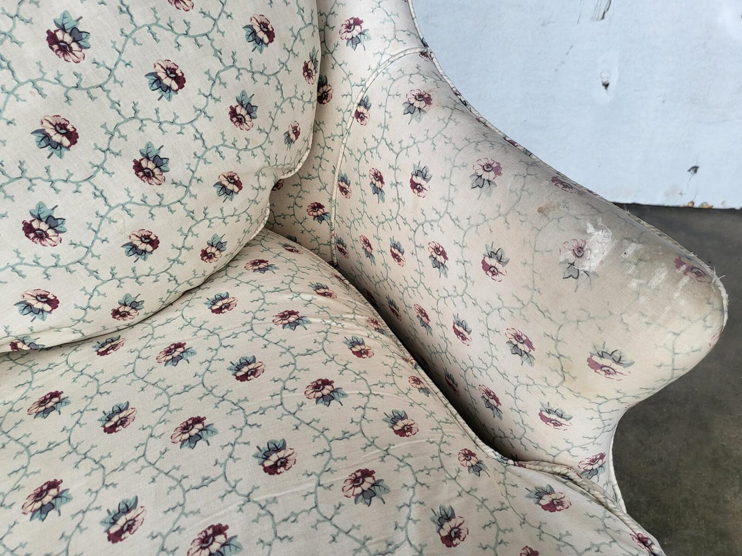 Antique Victorian chaise longue lounge chair feather cushions