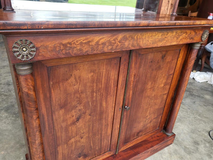 Antique Victorian chiffonier sideboard cupboard gallery