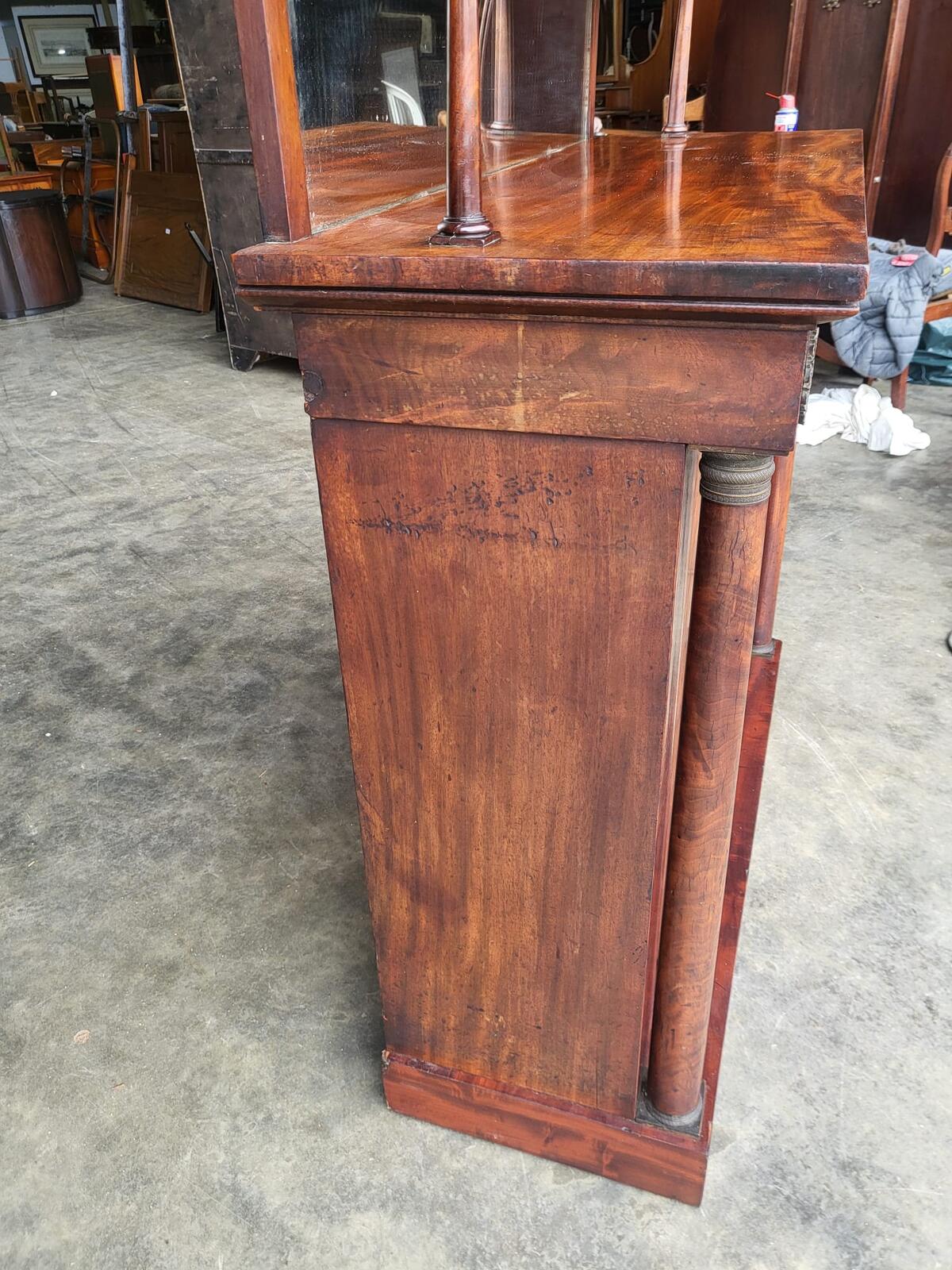 Antique Victorian chiffonier sideboard cupboard gallery