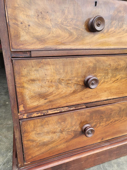 Antique Victorian linen press Chest of drawers wardrobe