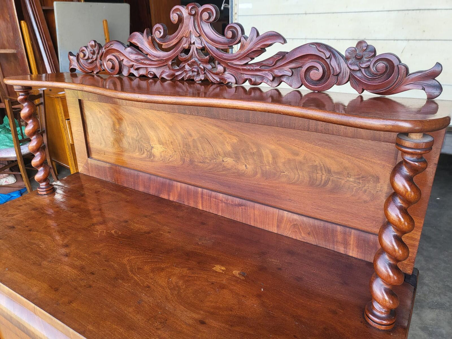 Antique Victorian small chiffonier sideboard drawer cupboard