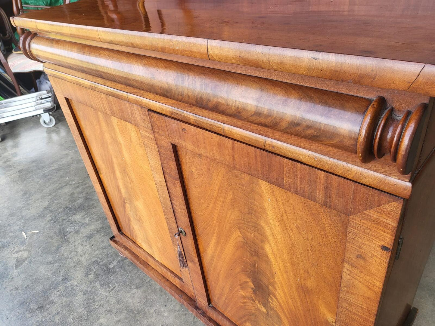 Antique Victorian small chiffonier sideboard drawer cupboard
