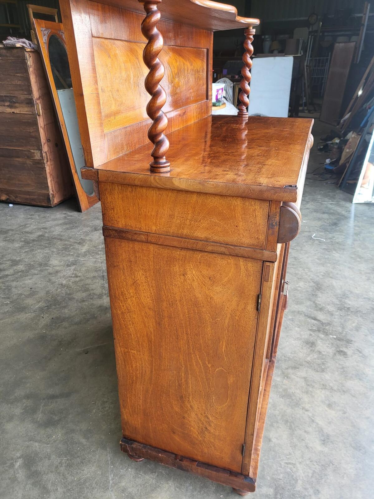Antique Victorian small chiffonier sideboard drawer cupboard