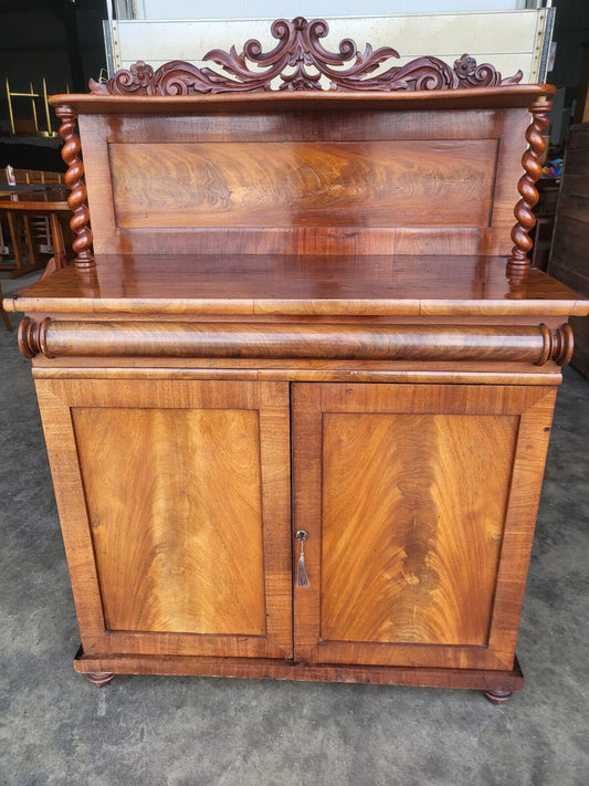 Antique Victorian small chiffonier sideboard drawer cupboard