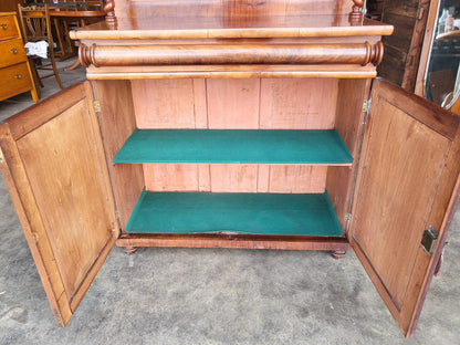 Antique Victorian small chiffonier sideboard drawer cupboard
