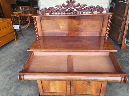Antique Victorian small chiffonier sideboard drawer cupboard