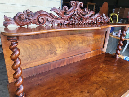 Antique Victorian small chiffonier sideboard drawer cupboard